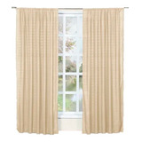 Cortinas Lisas Largas Color Beige Soft Elefantito