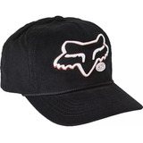 Gorra Fox Para Hombre Modelo Brushed Black Motocross Mtb