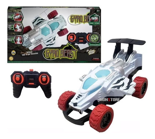 Auto Radio Control Gyro Beast Rc Token Toys Color Blanco Personaje Gyrobeast