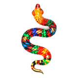 Changthai Design Figura De Cristal Soplado A Mano, Serpiente