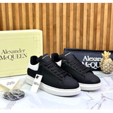 Tenis Mcqueen Negro Blanco Unisex 