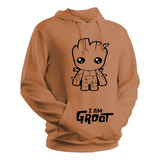 Buzo Canguro - I Am Groot - Guardianes De La Galaxia/unisex 