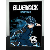 Cuadro Anime Blue Lock Isagi Yoichi 31x43 Madera