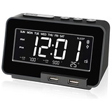 Radio Reloj Despertador   K5, Reproductor Usb, Atenuado...