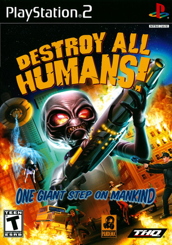 Ps2 Destroy All Humans En Español / Play 2 Juego Fisico