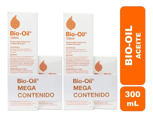 Bio Oil Aceite Estrías 300ml - mL a $410