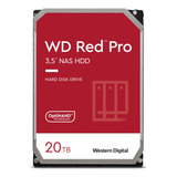 Disco Hdd Western Digital 20tb Wd Red Pro 7200 Rpm, Sata 
