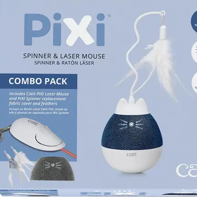 Spinner, Juguete Para Gato (1 Pza) Catit Pixi Color Blanco | MercadoLibre