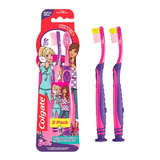 Colgate Cepillo Dental Extra Suave Barbie 6+ Años Pack 2 U.