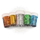 Glitter Flocado Em Pó Hexagonal 10g Holografico Nail Art