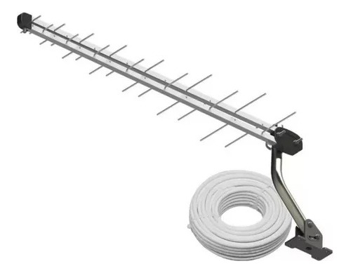 Kit Completo Antena Externa Log Digital Brasforma Sl-2800k