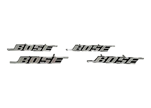 Emblema Bose Metálico Para Parlante De Automóvil X4piezas