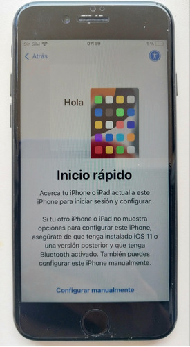 iPhone 7 Negro Excelente Estado 32 Gb