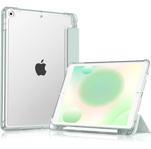 Funda Para iPad 7/8/9 - Transparente/verde Claro