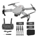 Drone E88 Pro 4k Hd Câmera Dupla Com 3 Baterias