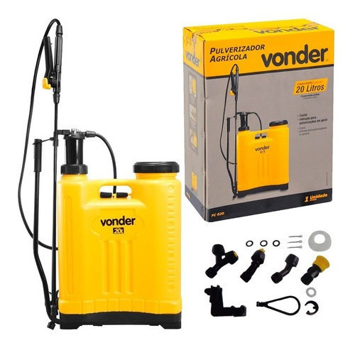  Vonder Pc020 Bomba Costal Pulverizador Agricola Manual 20 Litros 