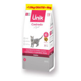 Unik Gato Adulto Castrado Control De Peso Light 7,5 + 1,5 Kg