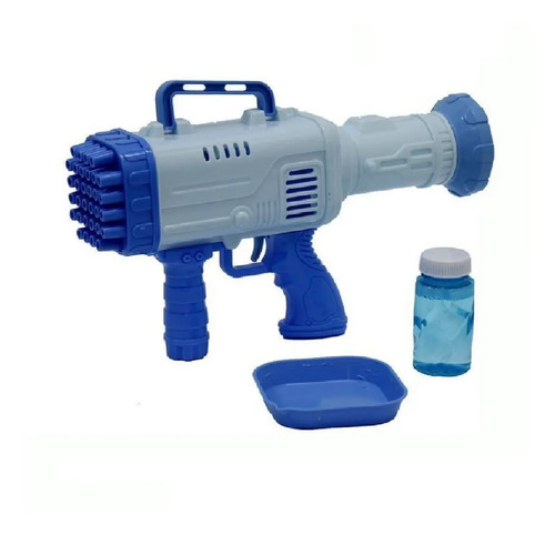 Pistola Bazooka De Burbujas 32 Hoyos Automática Burbujero