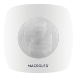 Sensor De Movimiento Techo Alcance 20mts Blanco Macroled