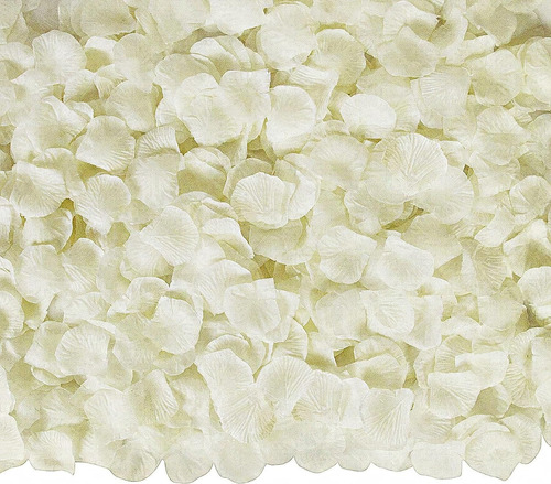 6000 Pétalos,flores Decorativas De Rosas Blanco Artificiales