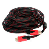 Cable Hdmi Mallado Suono Doble Filtro Fhd 3 Metros