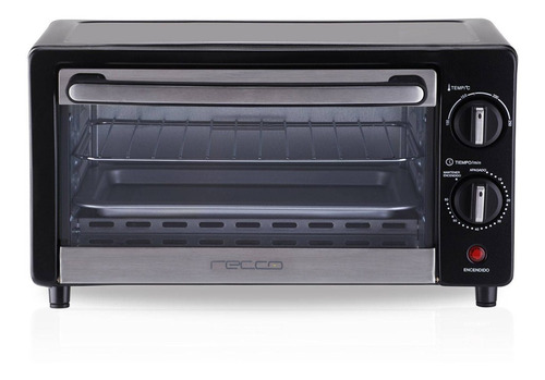 Horno Electrico Tostador Recco 10l Negro Envio Inmediato