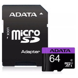 Memoria Microsdxc Uhs-1 Adata Premier De 64 Gb, Clase 10