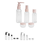 Miniso Set De Botellas Para Viaje De Plástico Transparente 1