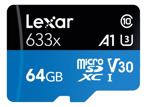Memoria Micro Sd  64 Gb Lexar High Performance 633x