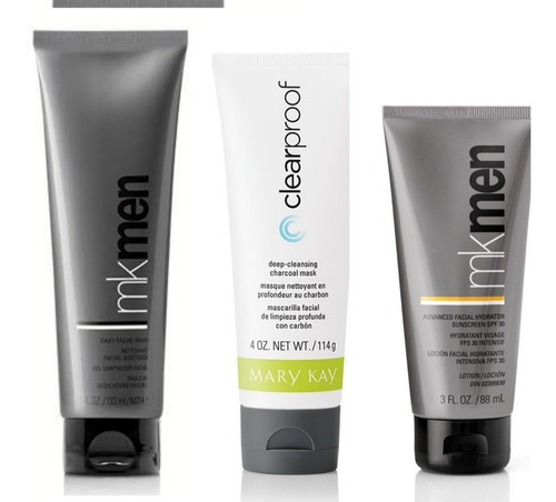 Limpiadora+mascarilla Carbon+hidratante Fps Hombre Mary Kay