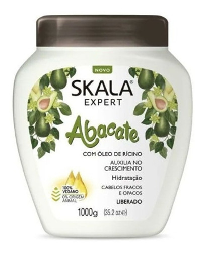 Crema Skala Abacate Bomba De Vitaminas - 1000gr