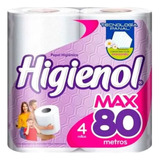 Higienol Max Hoja Simple 80 Metros / Pack X 10 = 40 Rollos