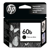 Cartucho Original Hp 60b Preto Everyday Inkjet