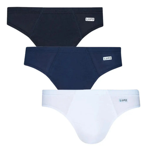 Kit 3 Cuecas Slip Lupo Algodão Masculina 00515-089 | MercadoLivre