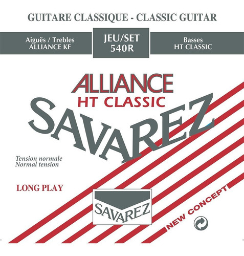 Savarez Alliance Ht Classic 540r Cuerdas Guitarra Clasica