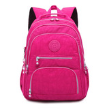 Mochila Bolsa Notebook Masculina Feminina Unisex Escolar Cor Pink