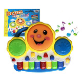 Teclado Infantil Piano Musical Sol Sons Animais Luzes P Bebê