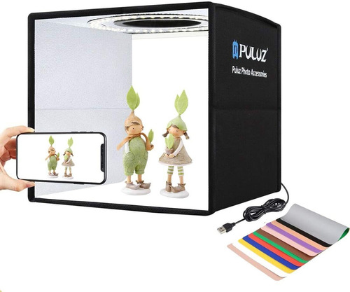 Photo Light Box 9.8in  25cm Kit De Tienda De Campaña D...