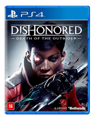 Jogo Dishonored Death Of The Outsider Midia Física Ps4