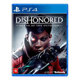 Jogo Dishonored Death Of The Outsider Midia Física Ps4