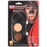 Mehron Hombre Lobo Tri Paleta De Colores