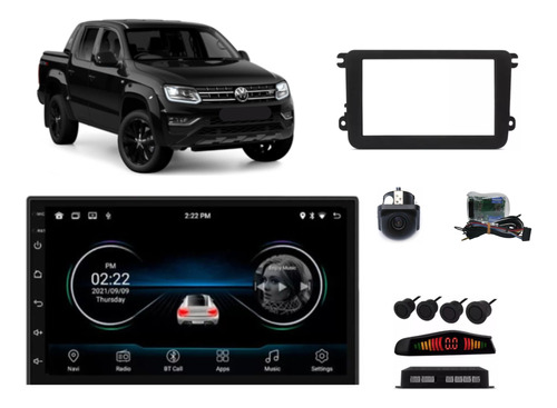 Multimídia Android Amarok 12 13 Carplay Mold Senso Metal Int