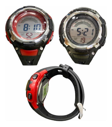 Reloj Digital Deportivo Sumergible Para Hombre / Niños Lon13