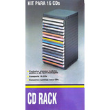 Portas Cds Newness - (kit Com 2 Racks Para 16 Cd's Cada)