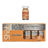 Ampolleta Capilar Biotek Kolor Shot Acai Berry Pura 6 Pzas