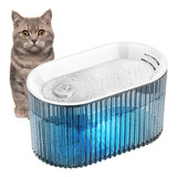 Bebedero Fuente Led Gatos Perros 1.35 Lt Agua Fresca Luz Led