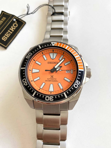 Reloj Seiko Prospex Samurai  Orange Dial Srpc 07