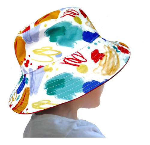 Gorro Bucket Hat Sombrero Pescador Para Niño Niña Estampado