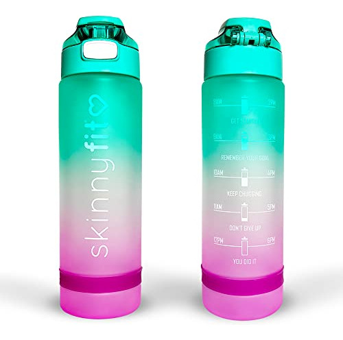 Botella De Agua Motivacional Skinnyfit Hydro Bottle Con Intu