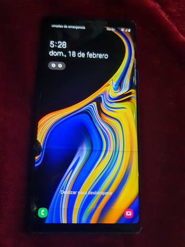 Samsung Note 9 Galaxy 128 6gb Ram Liberado Detalle Funcional